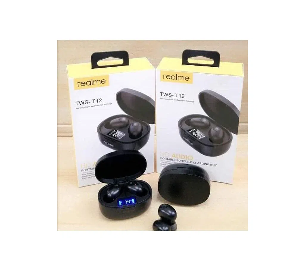 Realme Tws T12 Bluetooth Wireless Earbuds-1pcs