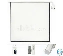 Motorized Electric Projector Screen 84" x 84"