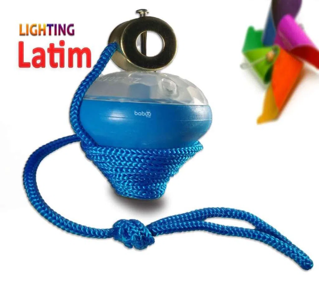 Latim() Style Lighting Spinner Kids Toy with Rope and LED Light