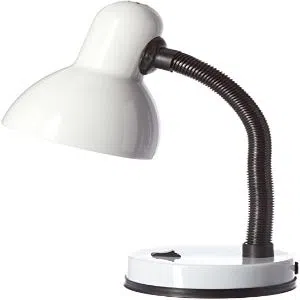 Flexible Electric Desk-Table Lamp Stand White
