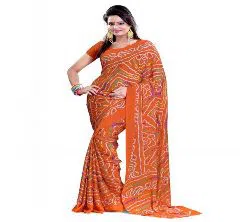 Indian Chundri silk saree 