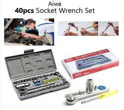 40-in-1 Pcs Hardware Wrench Tool Kit & Screwdriver & Socket Set