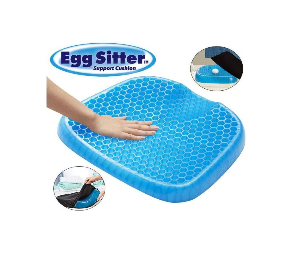 BulbHead Egg Sitter Seat Cushion with Non-Slip Cover, Breathable Honeycomb Design Absorbs Pressure Points