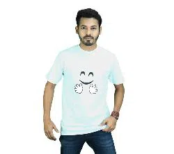Smiley Half sleeve Cotton T-shirt For Men 