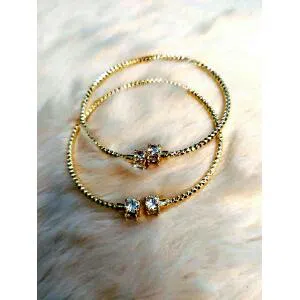 Golden Bracelet Style Bangles