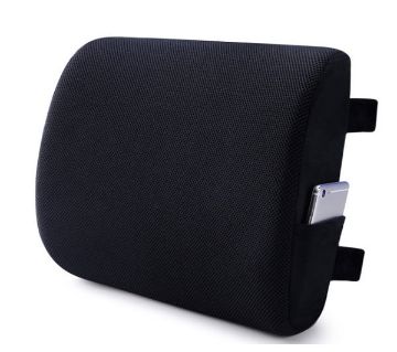 Memory Foam Lumbar Support Back Cushion , Back Pain Relief Pillow for office chair