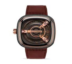 Seven Friday M2 02 Automatic Rose Gold watch - Brown