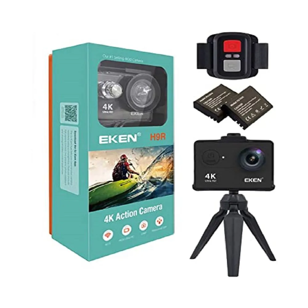 Wifi waterproof sports 4k action camera with latest version remote 