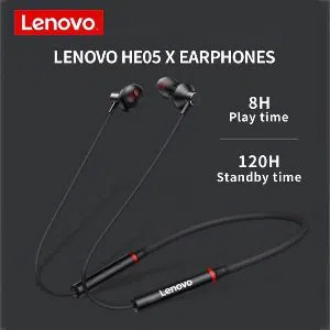 Lenovo  Bluetooth HE05 Magnetic NeckbandHeadphone