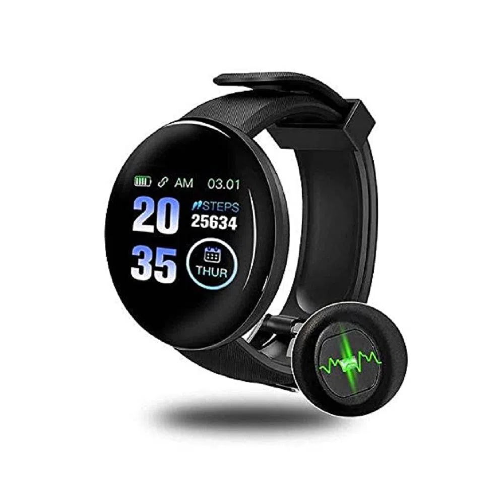 Smart Watch Men Women Blood Pressure Round Watch Waterproof Sport Tracker WhatsApp for Android iOS