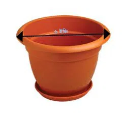 Flower Tub Round -6 Inc With Tray