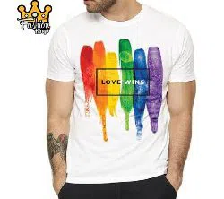 Love Wins  Half Sleeve T-Shirt