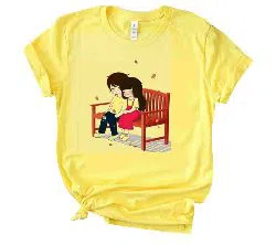 Half Sleeve T-Shirt - Yellow