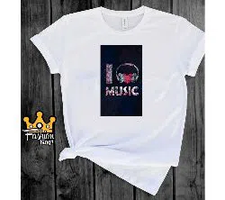 Music2  Half Sleeve T-Shirt