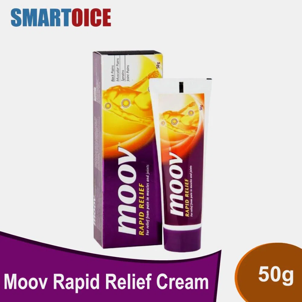 Moov Rapid Relief Cream For Fast Relief of Pain - 50g  India