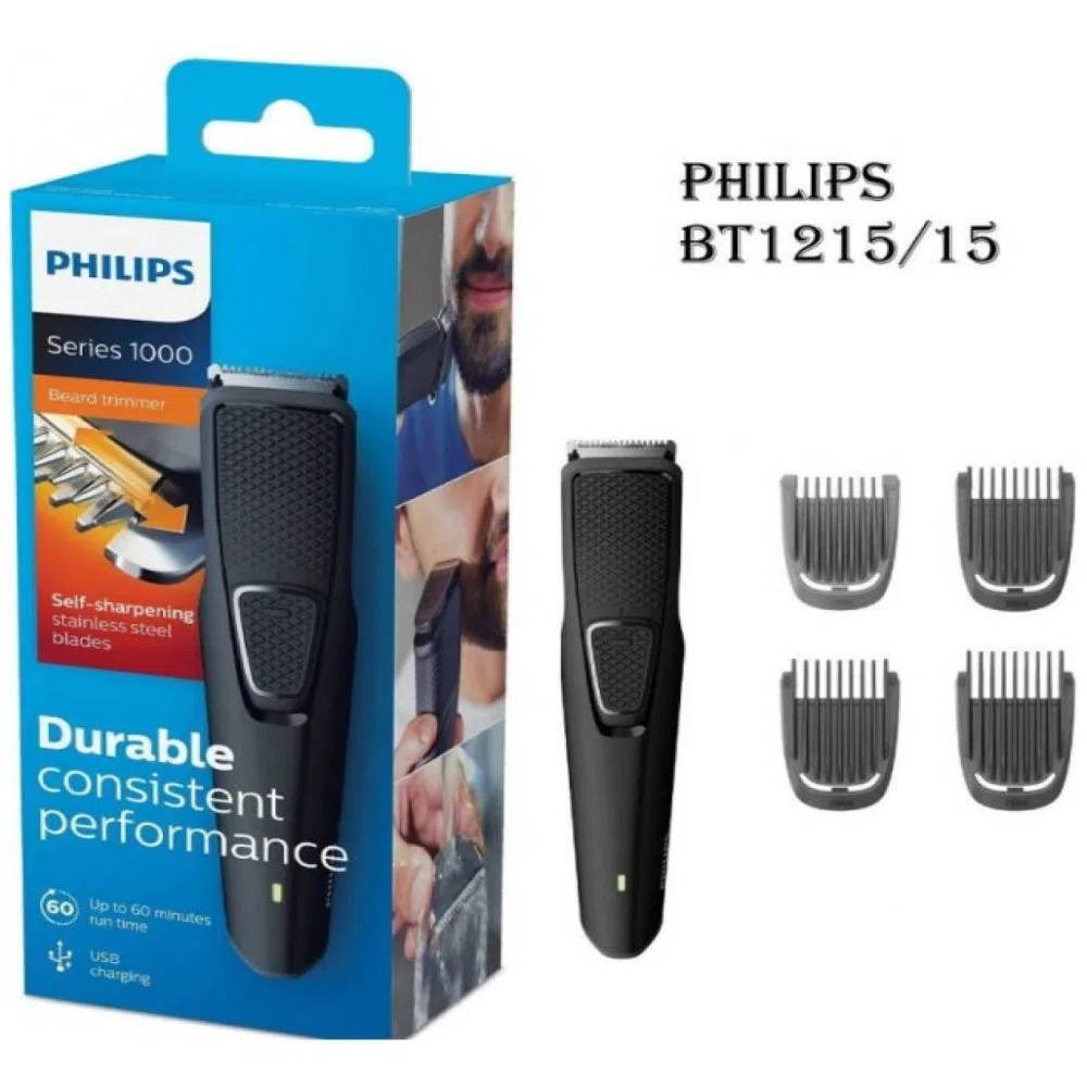 Philips BT1215/15 usb cordless beard trimmer (black)