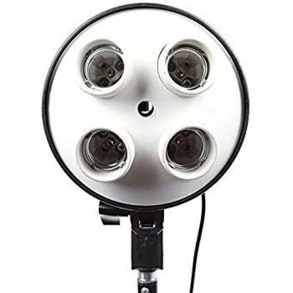 4 in 1 E27 Socket Light Lamp Bulb Holder Adapter for Photo Video Studio Softbox