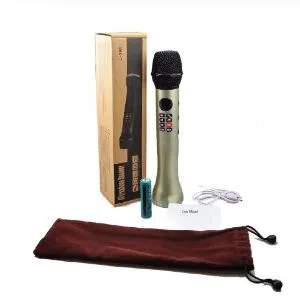 Wireless Karaoke L598 Microphone Handheld Bluetooth Speaker Singing Recording Microphone High Volume Long Battery Life
