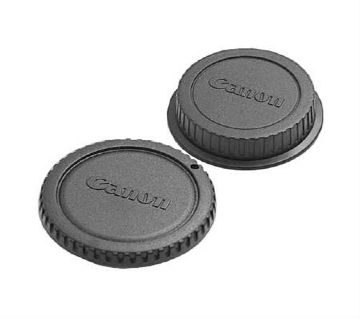 Canon DSLR Body Cap & Lens Cap - Black 2pc