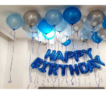 Blue Birthday Decoration Set-001