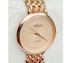 Gucci Bracelet Watch Silver Colour Strap Dashing Looks Casual Use Watch For Women-Copy 