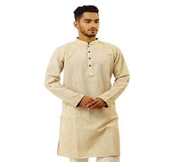 Semi Long Cotton Panjabi for Men (Eid Offer)