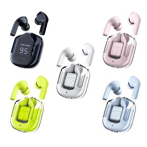 Air 31 Transparent Crystal TWS Earphone True Stereo Wireless Headphones - 1 Pair (Random Colour)