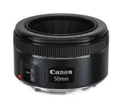 Canon EF 50mm F-1.8 STM Lens - Black