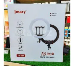 Jmary 18inch 48CM Ring Light With Stand, Remote & Accessories