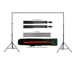 Studio Photography Backdrop Stand kit Ompex BG4 with Carry Bag Case