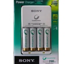 sony-rechargeable-aa-1900mah-batteries-with-charger-silver