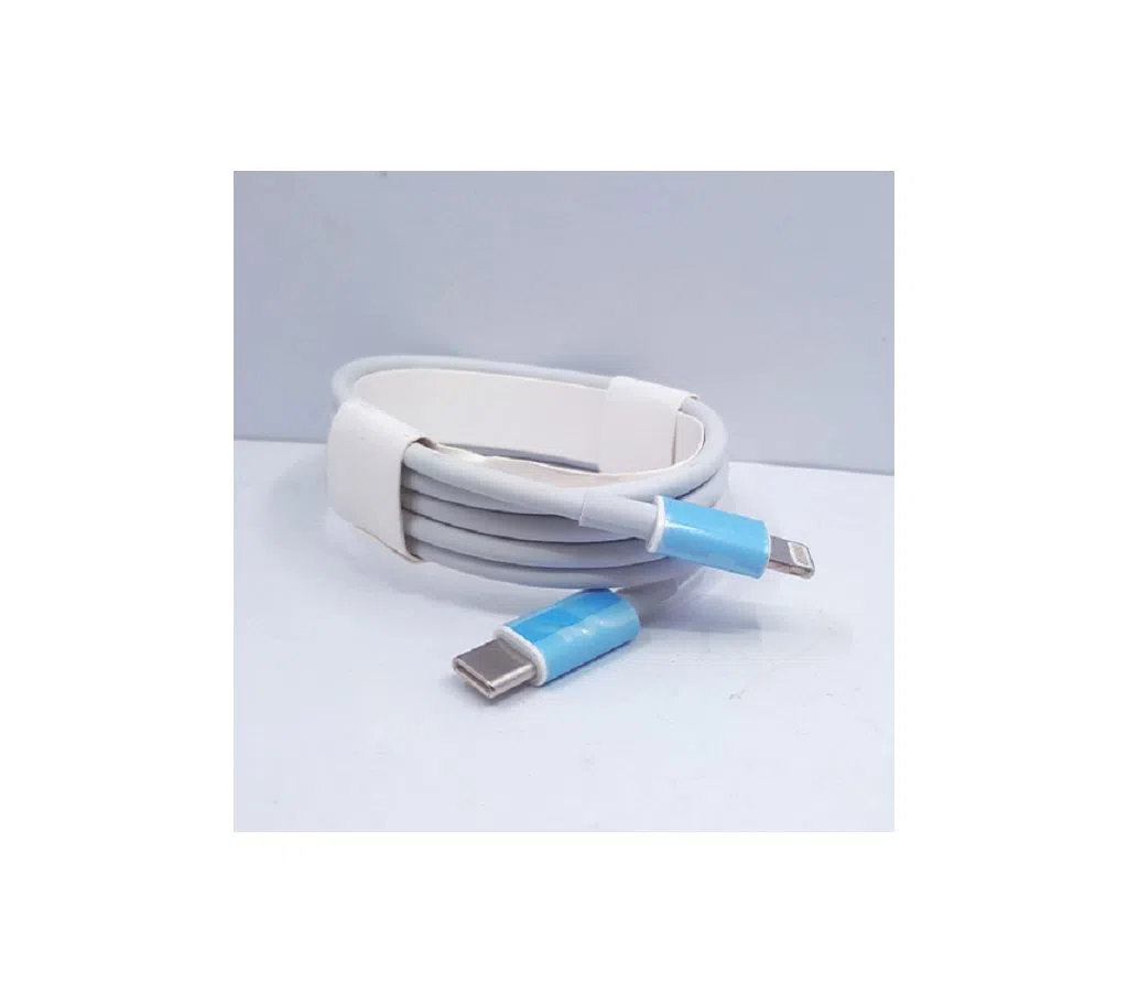 Type C To PD I Phone Lightning Cable 1M- White