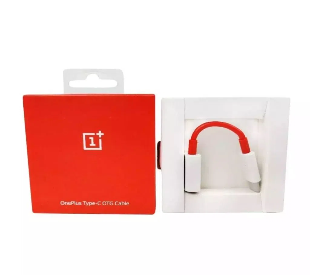 OnePlus Type C - OTG Cable Adapter For One plus - Red and White