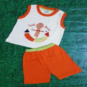 Dress For Baby Boy Half-Sleeve T-shirt with Pant