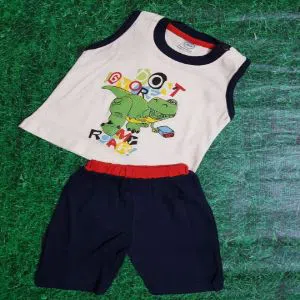 Dress For Baby Boy Half-Sleeve T-shirt with Pant