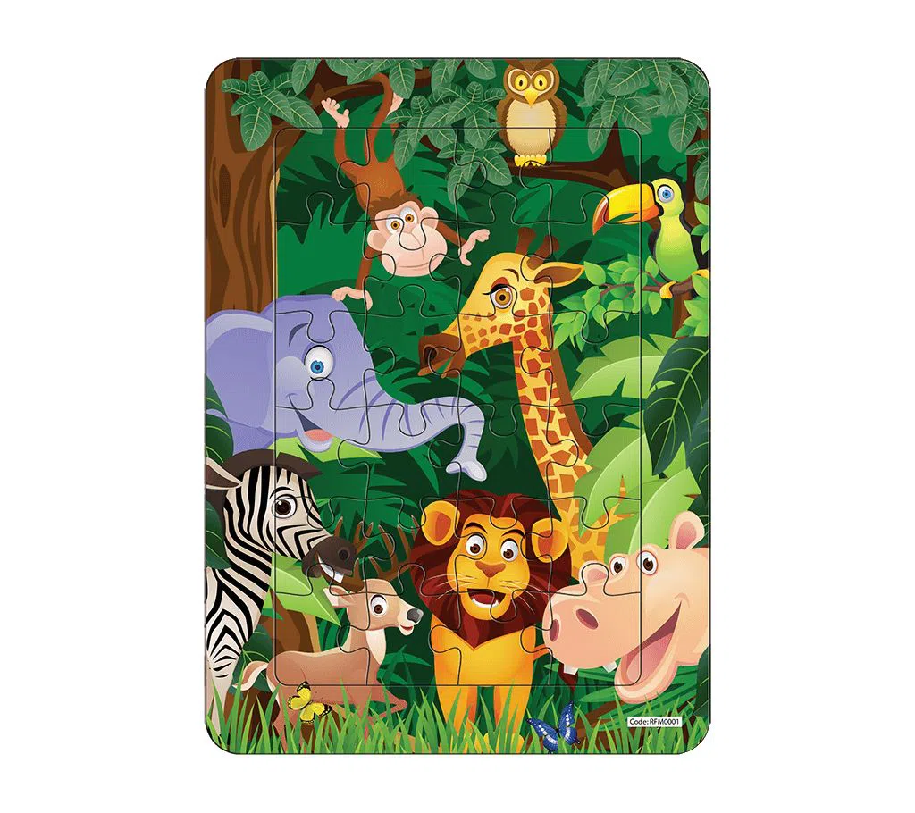 Jungle Series-3 Duplex Board Jigsaw Puzzle