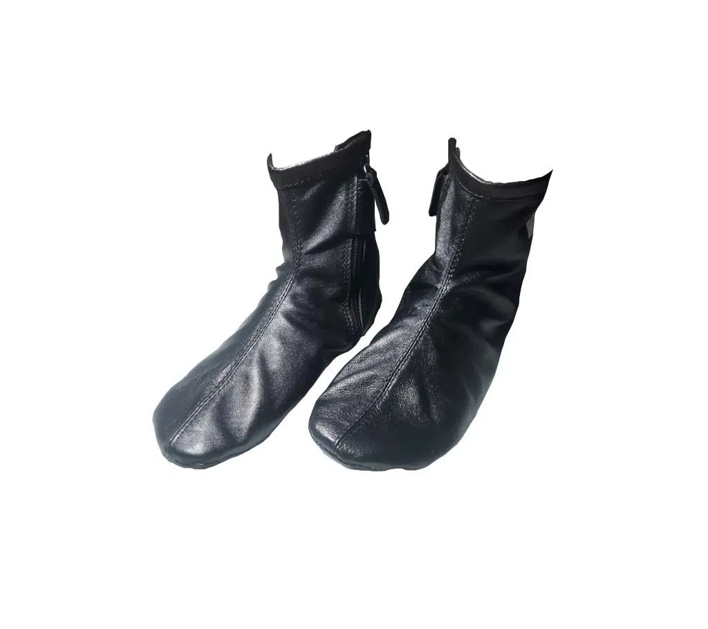 Zipper Leather Socks for Men & Woman