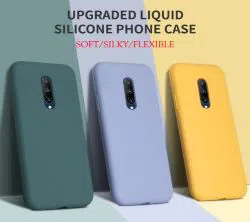 Case Liquid Silicone Full Protection Cover For Oneplus 7