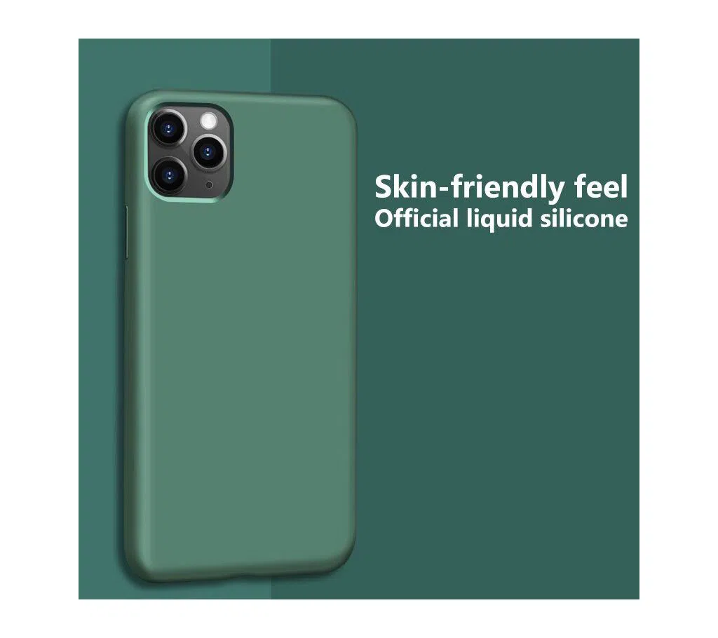 Case Liquid Silicone Full Protection Cover For iPhone 12 pro max