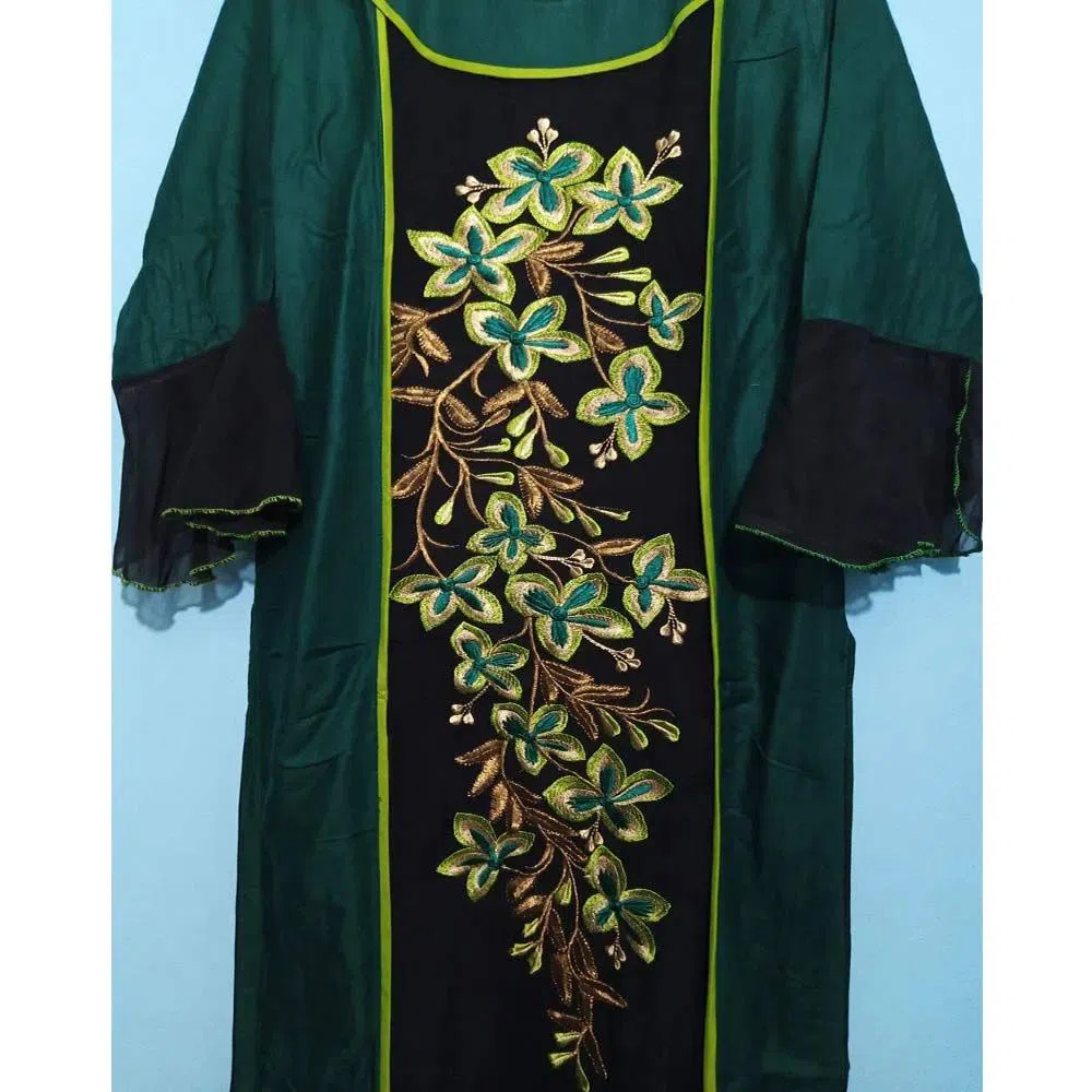 Stitched Embroidery Kameez for Women (One Piece)