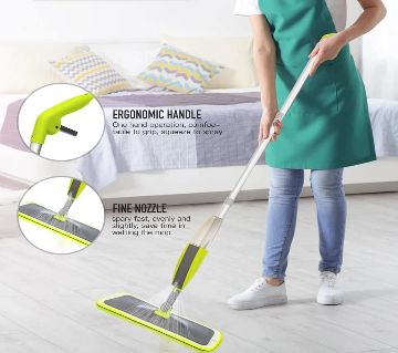 360 Degree Rotatable Head Mop With Auto Spray System