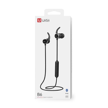 Uiisii B6 Wireless Earphone-Black