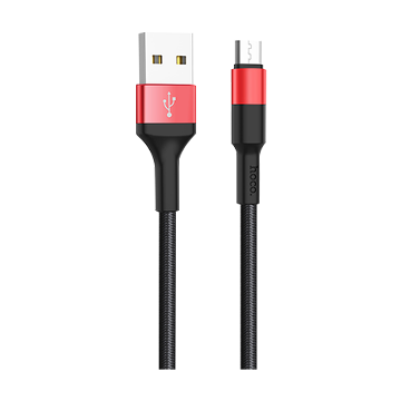 Hoco X26 Type-C USB Data Cable - Black and Red