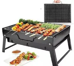 Portable Barbecue Machine BBQ - Black