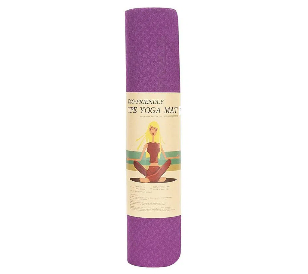 Eco Friendly Yoga Mat 6mm - Purple