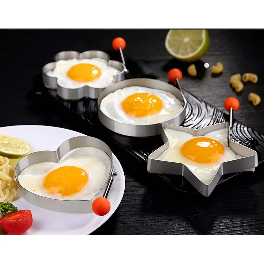 Stainless Steel Egg Designer 3 Pisces Set