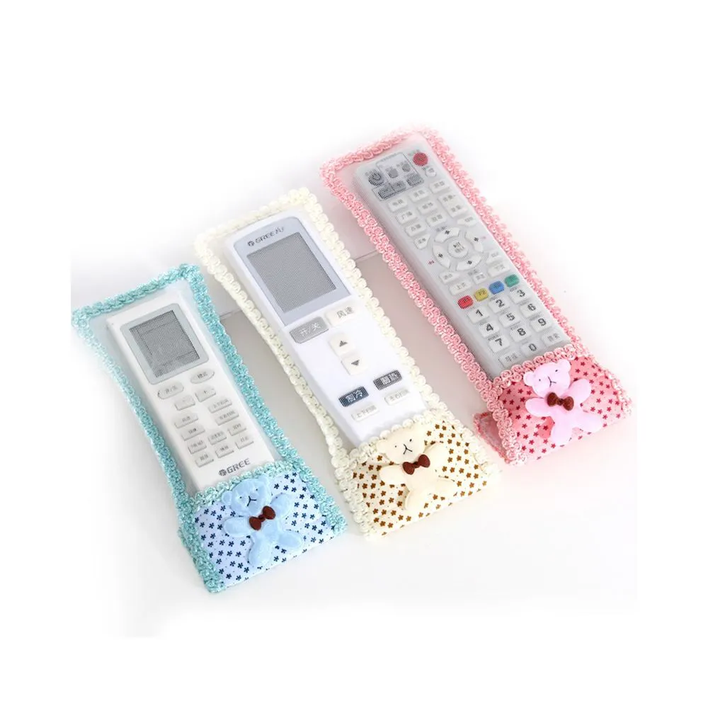 Living Room Remote Control Case Cover Lace Greaseproof For TV Remote