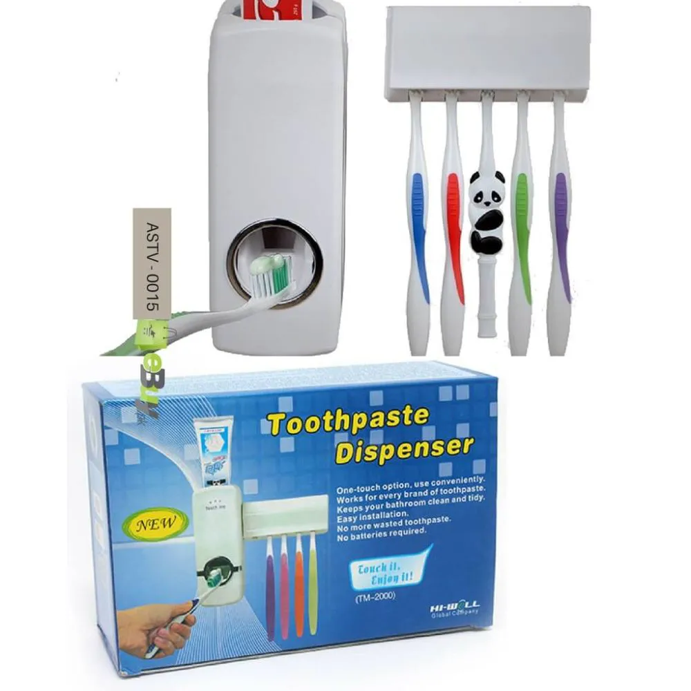 Toothpaste Dispenser Touch Me Toothpaste Dispenser With Toothbrush Holder Tooth Paste Dispenser Tooth Brush Holder
