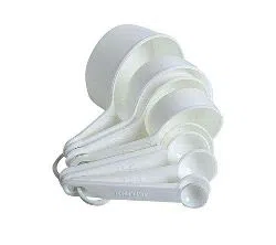 Measerment Cup Set - White