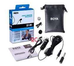Boya M1 Professional Microphone For Mobile & DSLR - Black